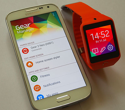 Samsung Gear 2 & Gear 2 Neo هوشمند روی دست 